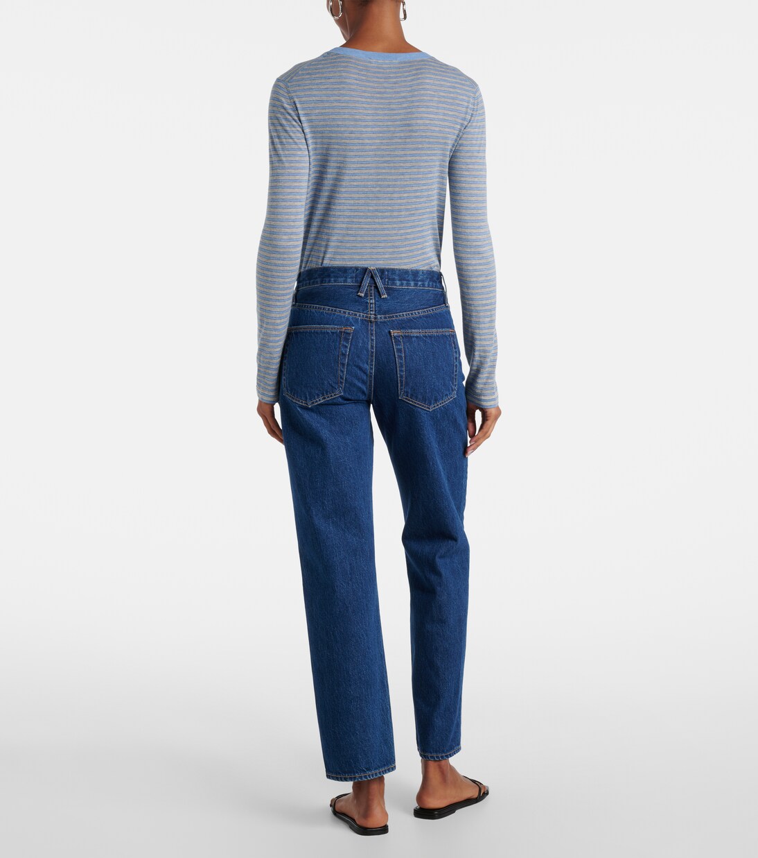 Jean droit Sophie à taille haute | Slvrlake