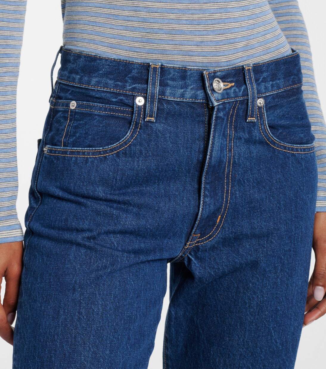 Jean droit Sophie à taille haute | Slvrlake