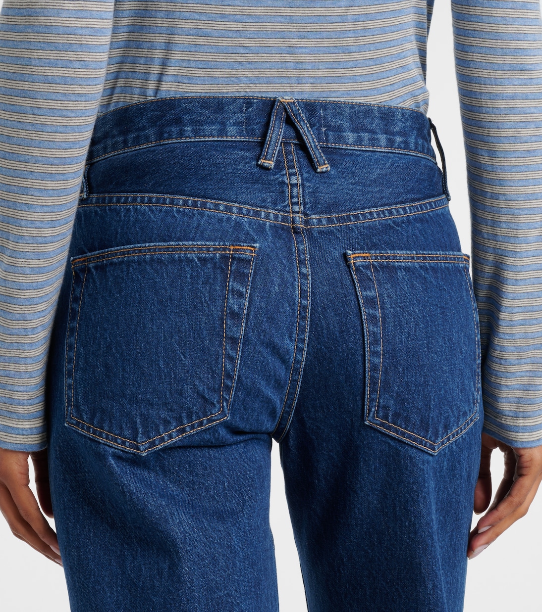 Jean droit Sophie à taille haute | Slvrlake