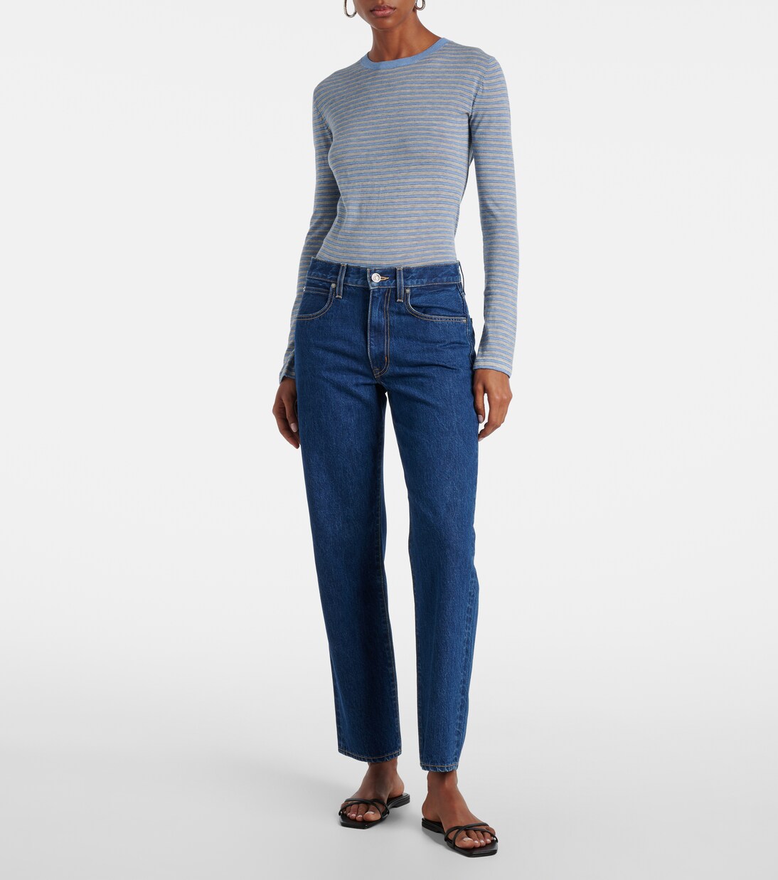 Jean droit Sophie à taille haute | Slvrlake