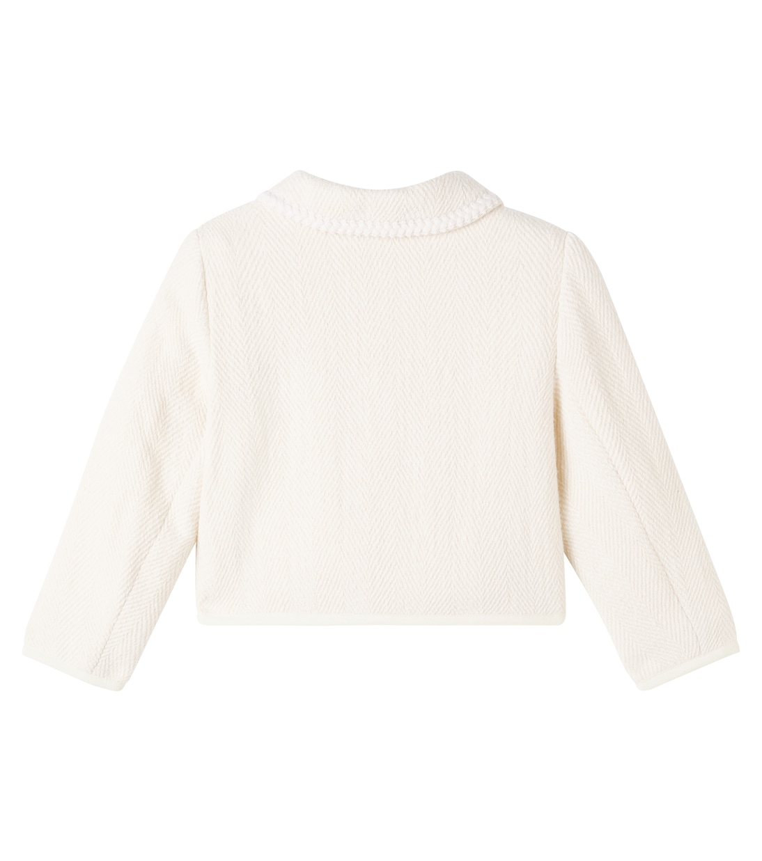 Janica herringbone cotton and wool jacket | Bonpoint