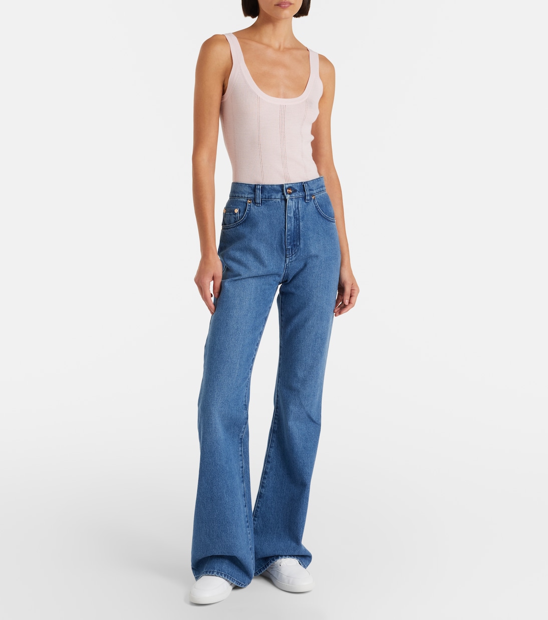 Lucy rib-knitted wool tank top | Gabriela Hearst