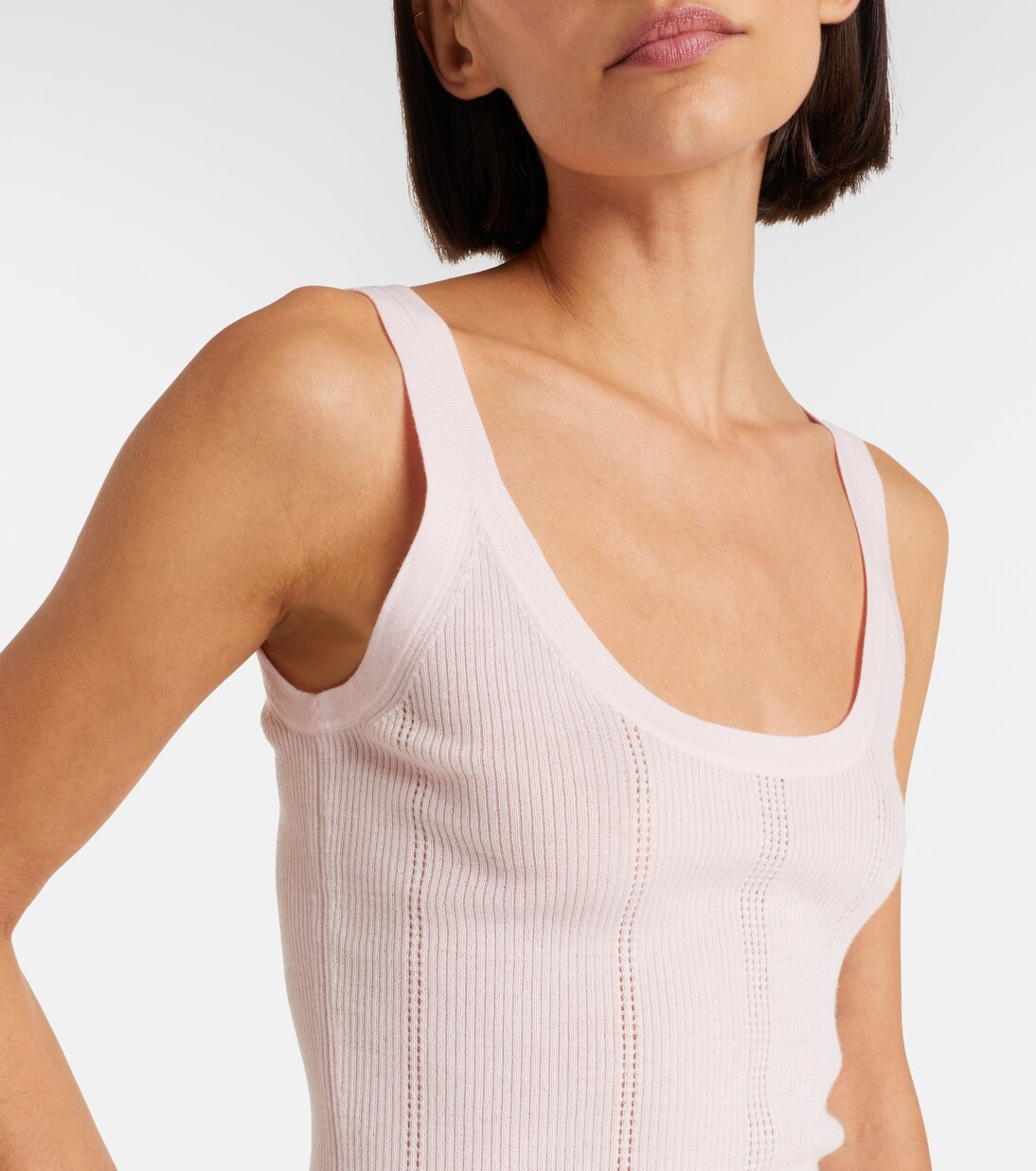 Lucy rib-knitted wool tank top | Gabriela Hearst