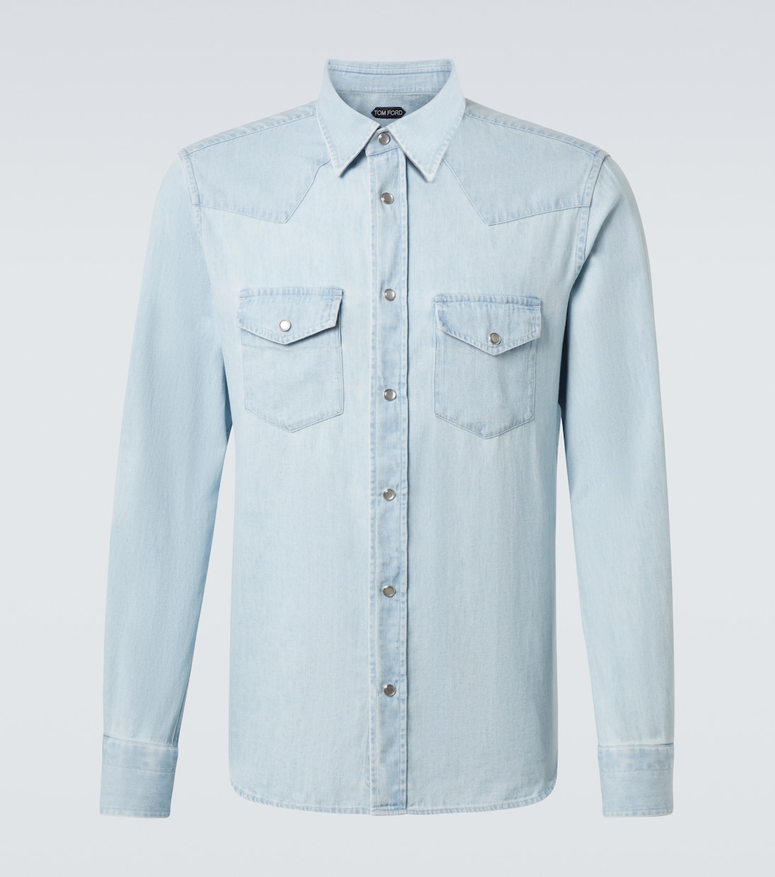 Hemd aus Baumwoll-Chambray | Tom Ford