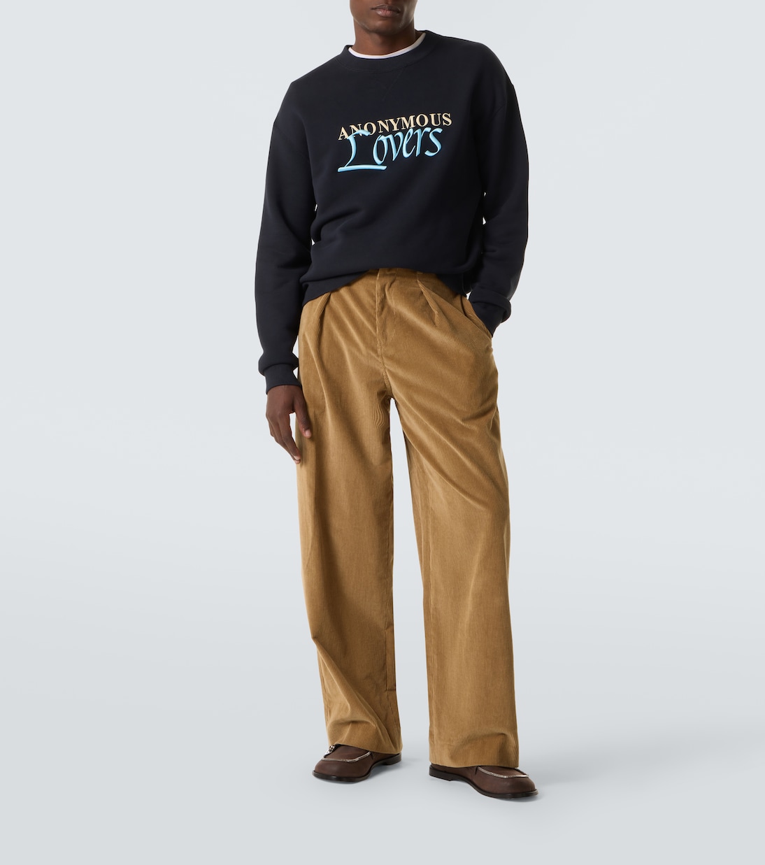 Cotton corduroy wide-leg pants | JW Anderson