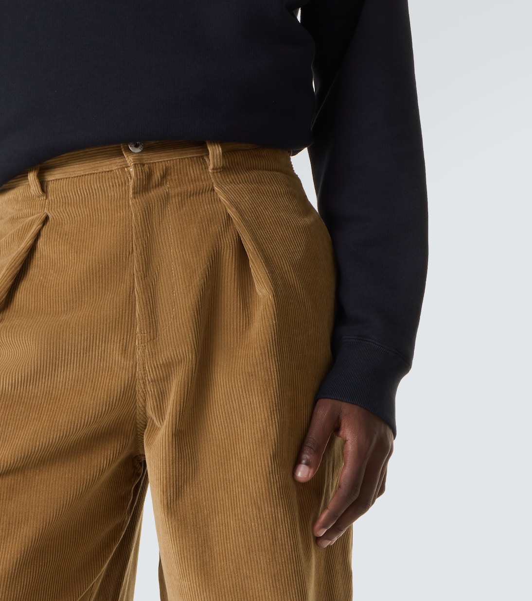 Cotton corduroy wide-leg pants | JW Anderson