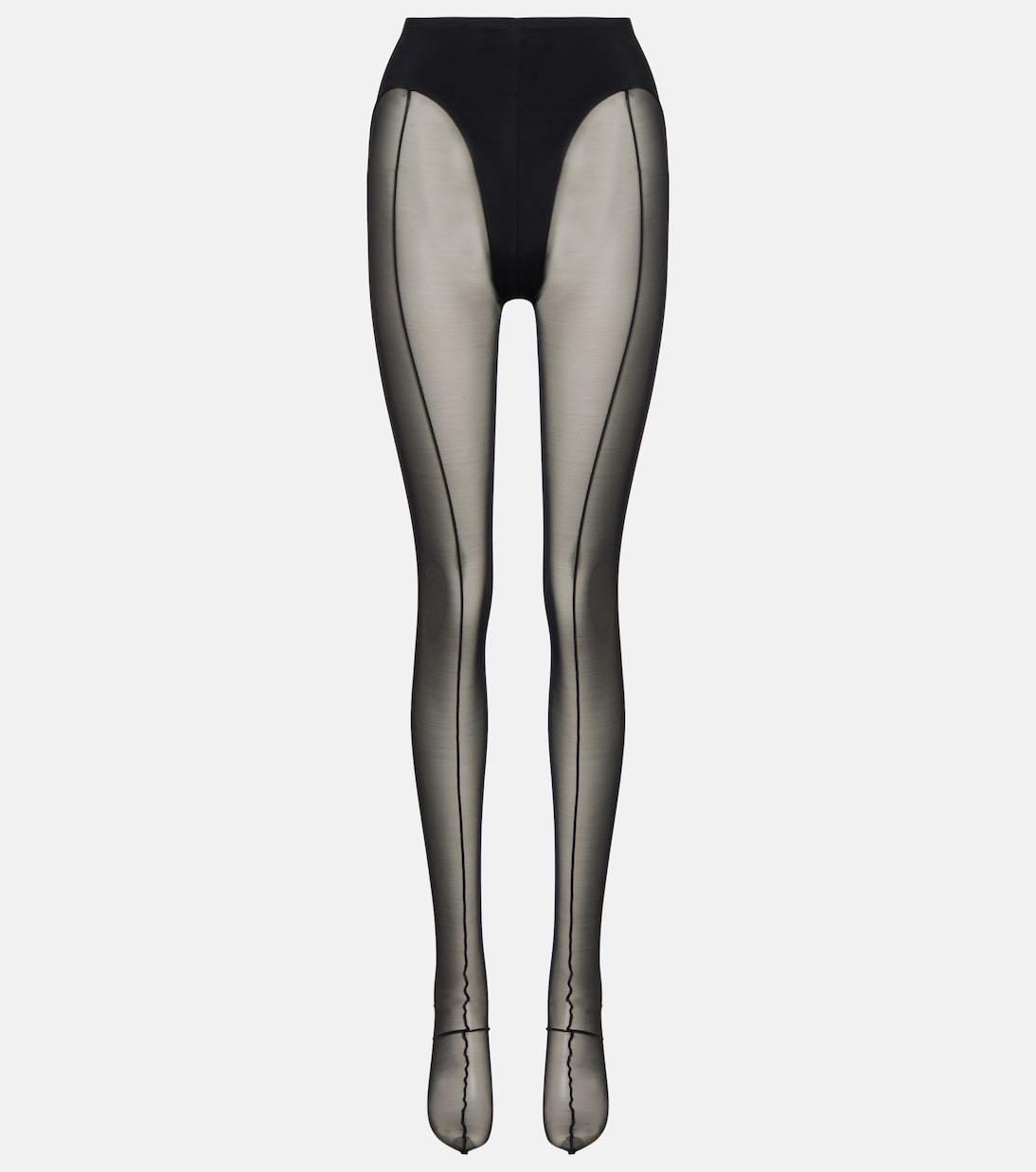 Medias re/edit de tul translúcido | Mugler