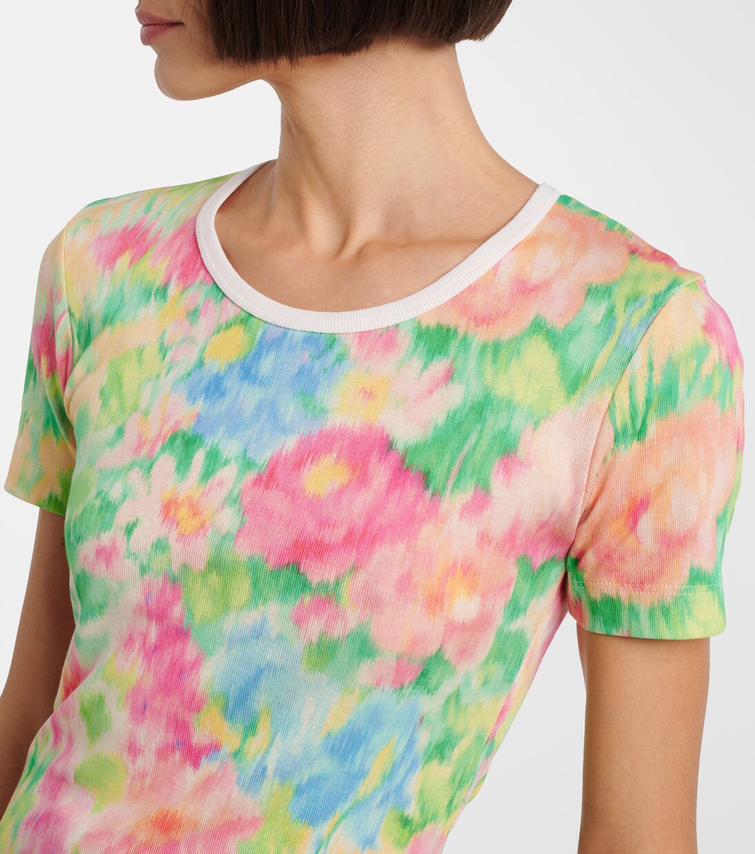 Bedrucktes T-Shirt aus Baumwolle | Prada