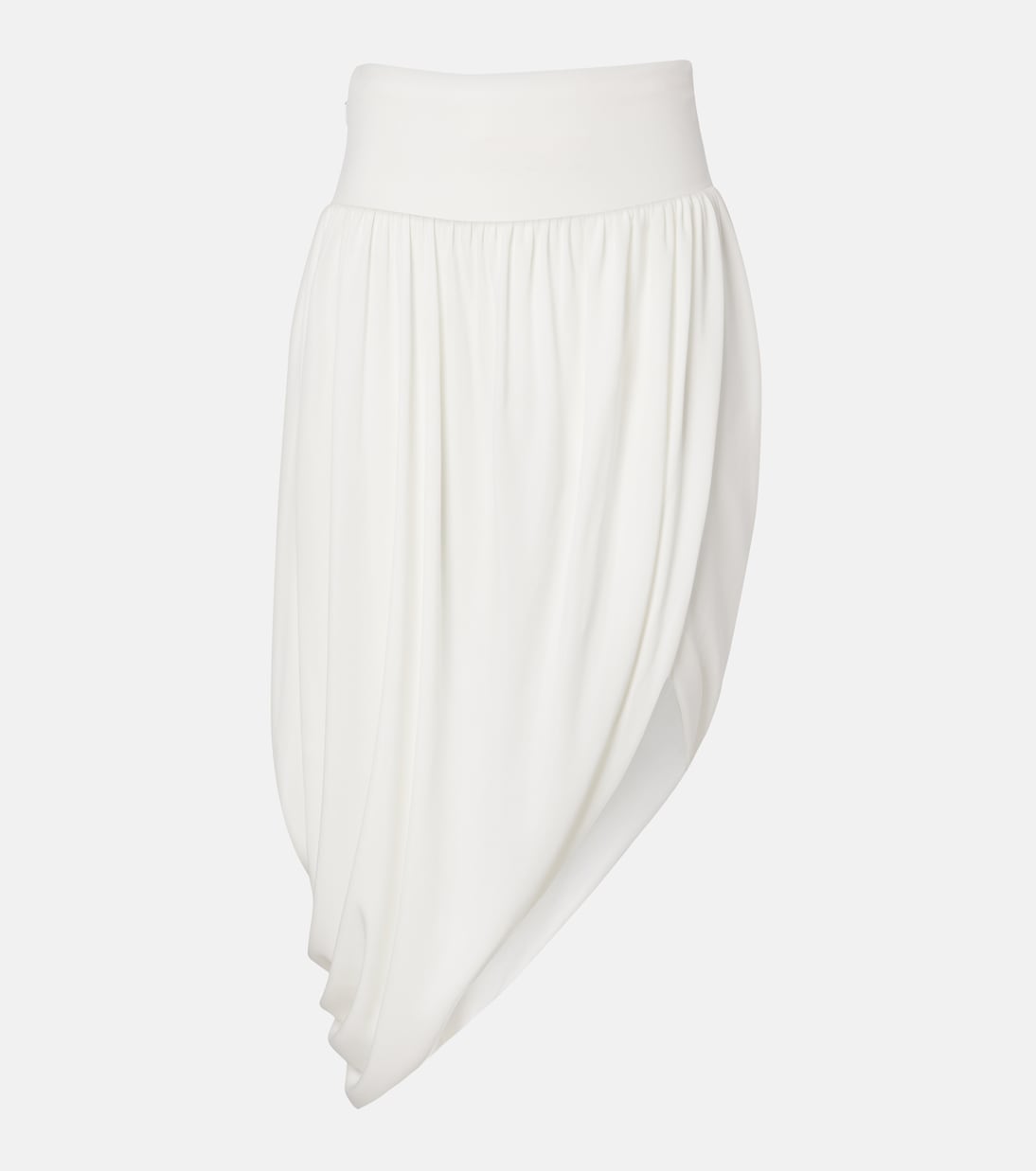 Asymmetric jersey midi skirt | Alaïa