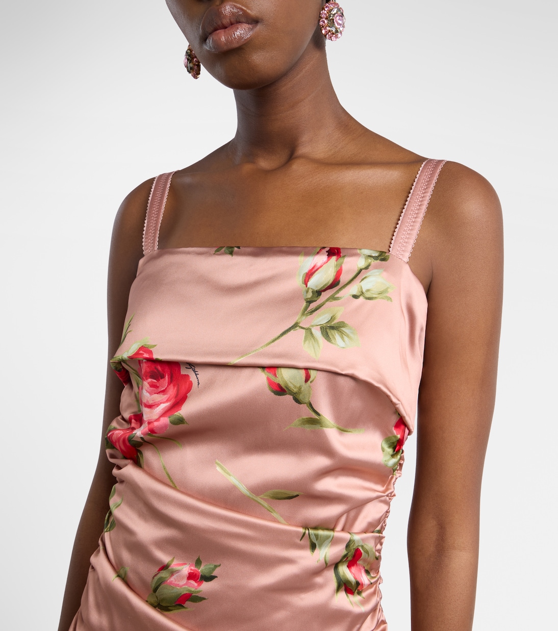 Vestido midi floral | Dolce&Gabbana