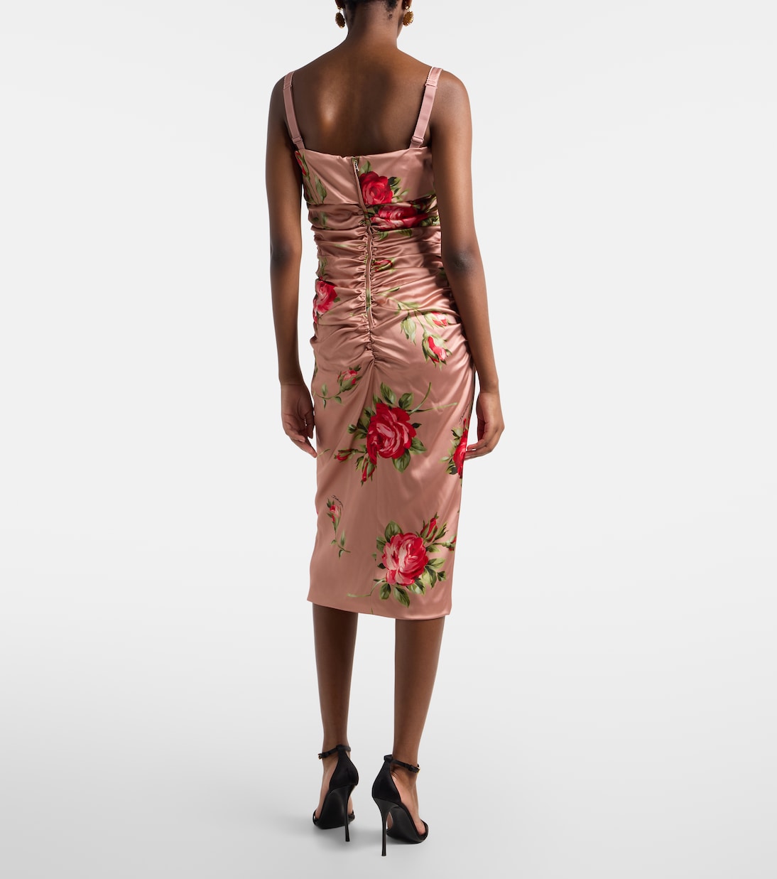 Vestido midi floral | Dolce&Gabbana