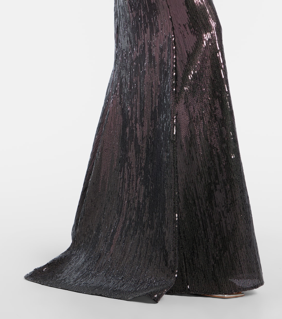 Sequined strapless bustier gown | Elie Saab
