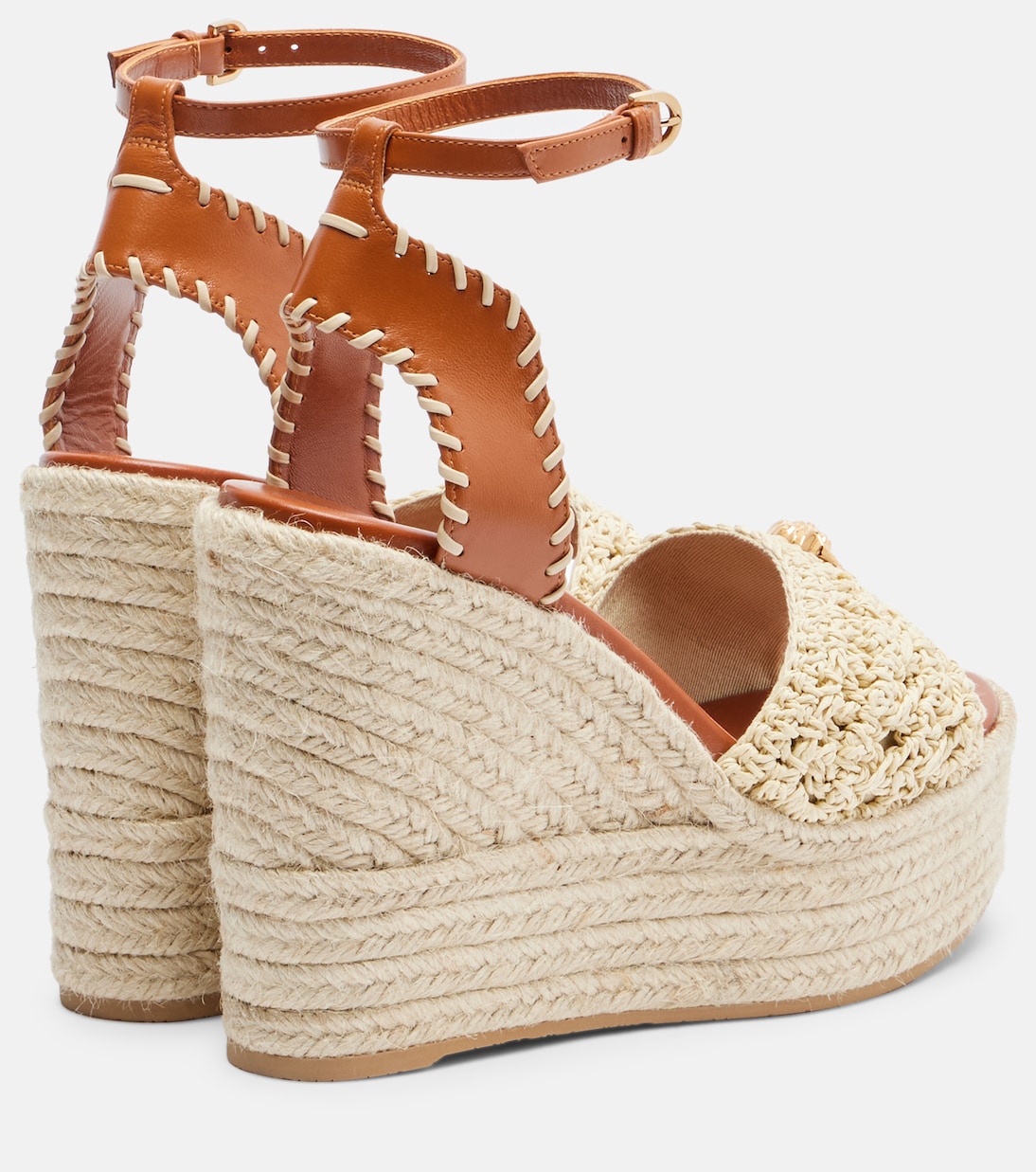 Medusa espadrille wedge sandals | Versace