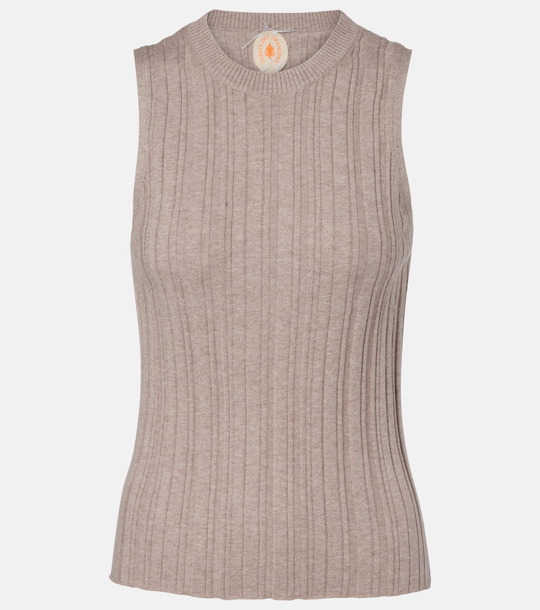 Cotton, silk, and cashmere tank top | Jardin des Orangers