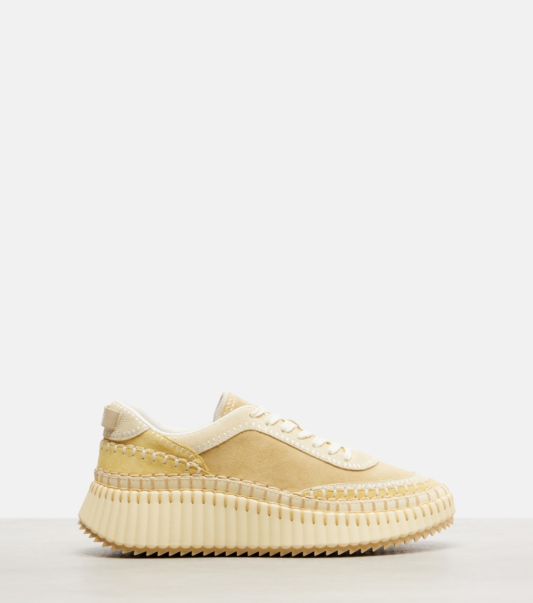 Baskets à plateforme Nama en daim | Chloé