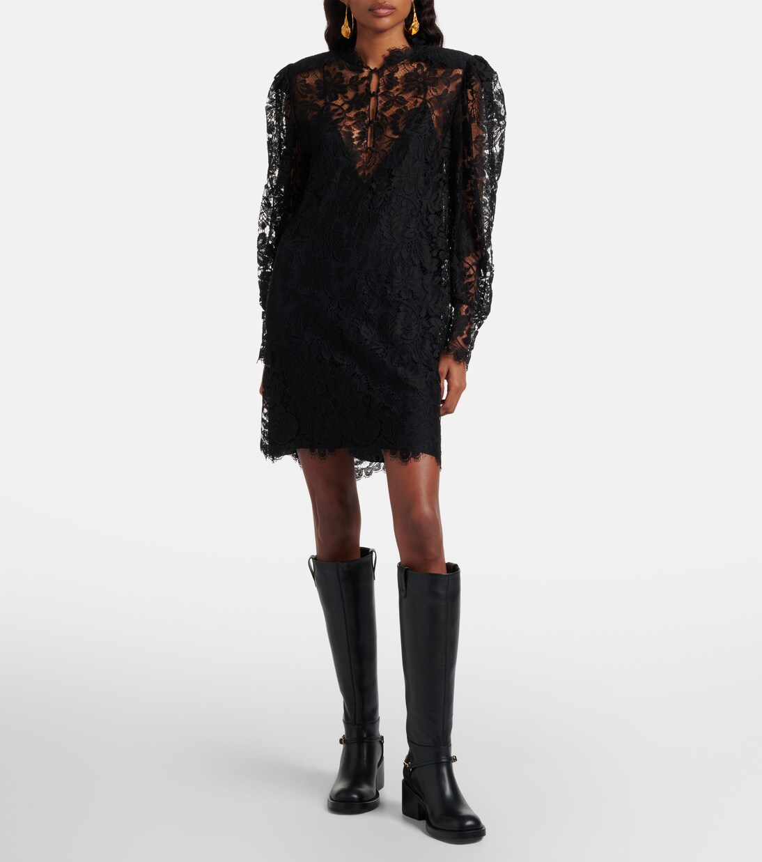 Dakota leather knee-high boots | Chloé