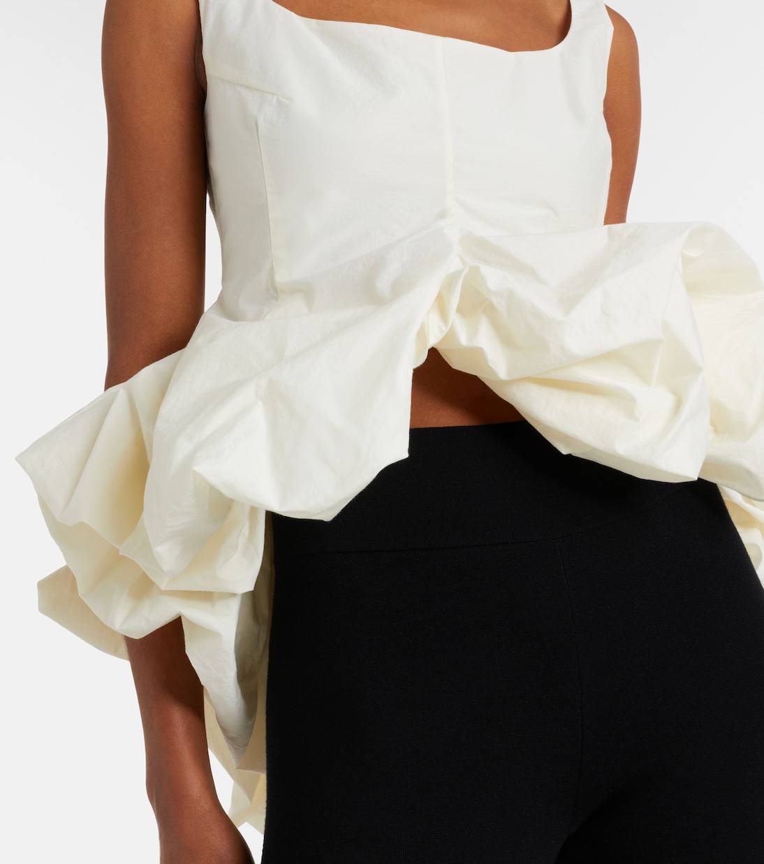 Gathered peplum top | Magda Butrym