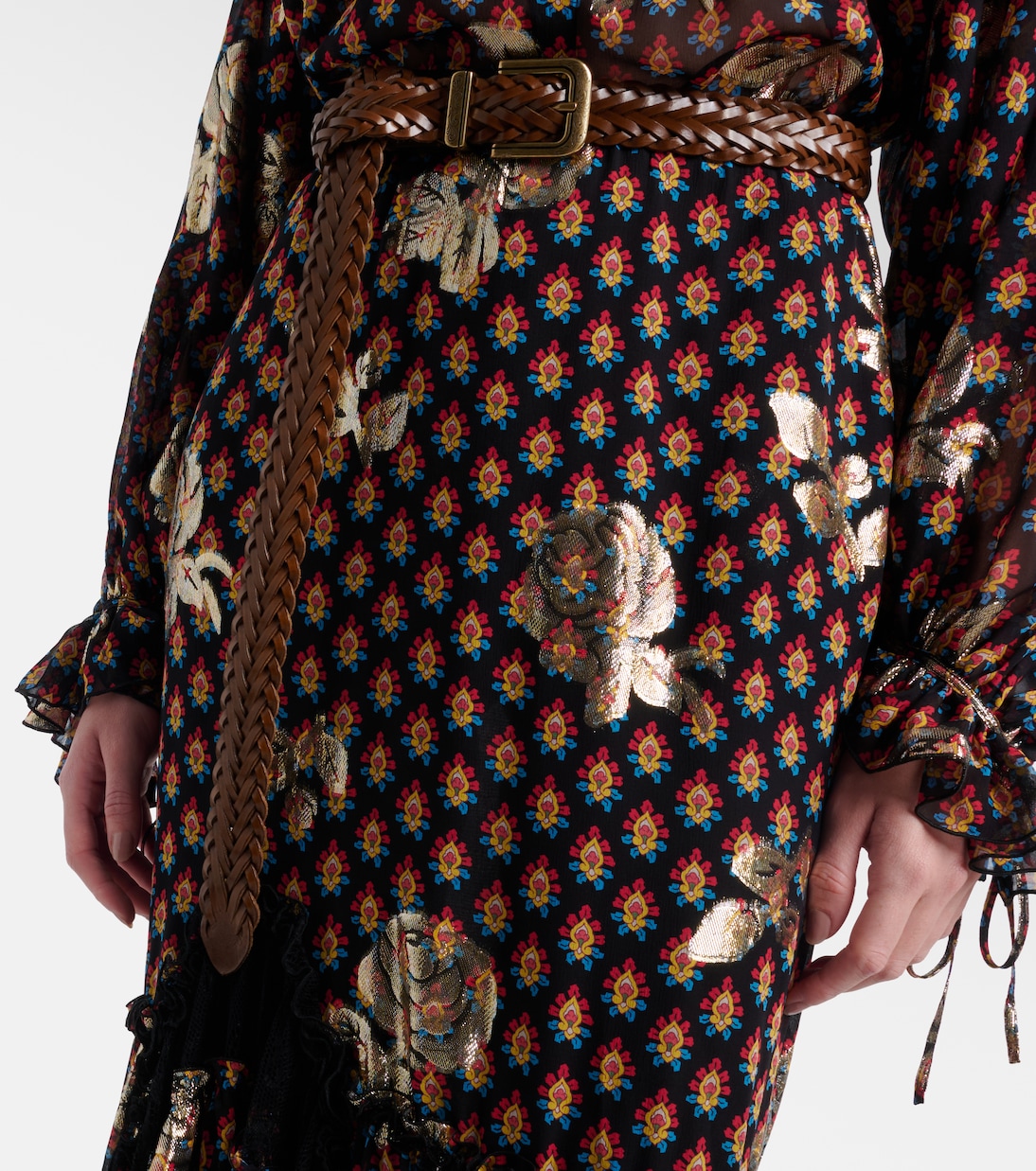 Braided leather belt | Etro