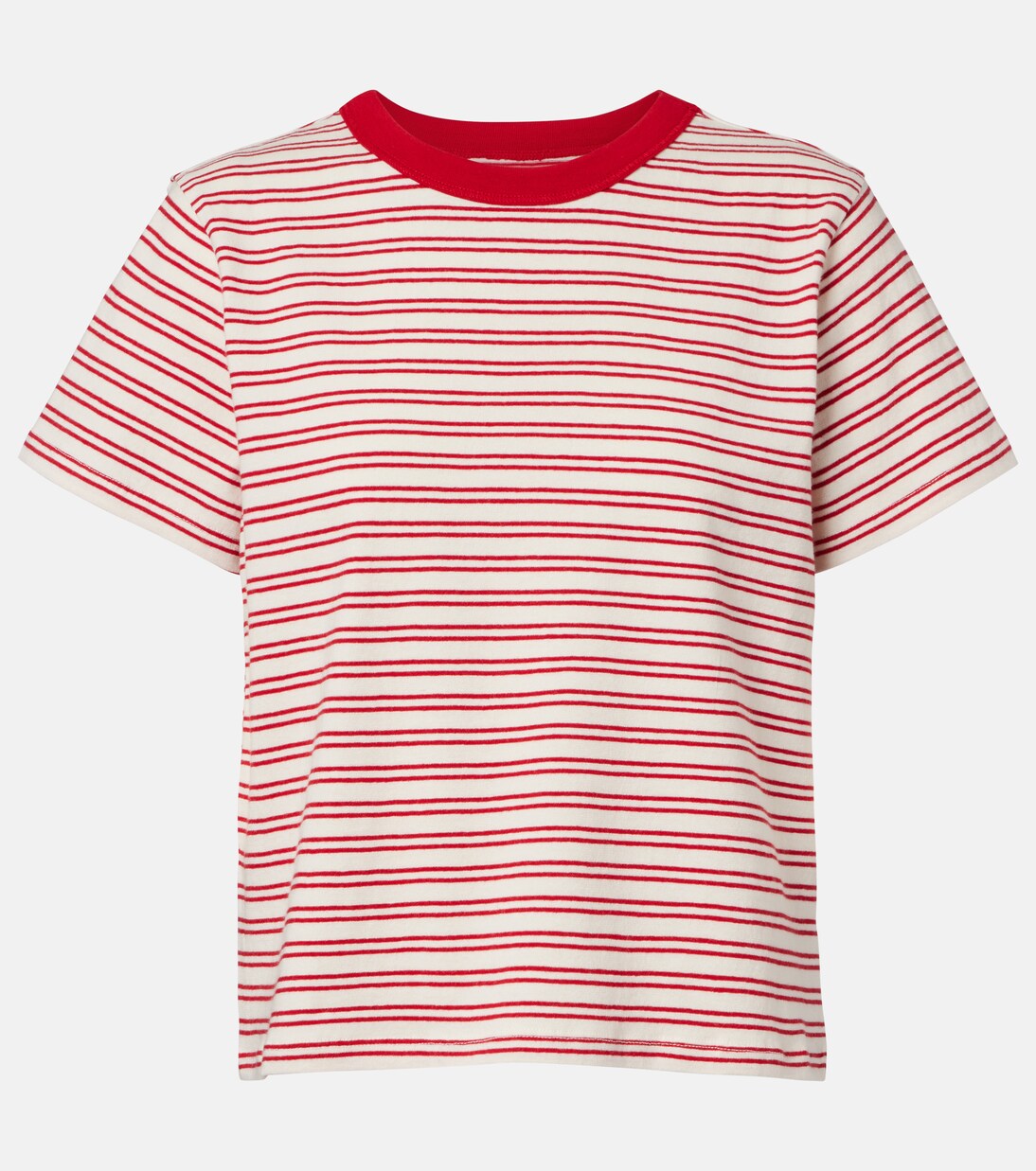 Foster striped cotton jersey T-shirt | Velvet
