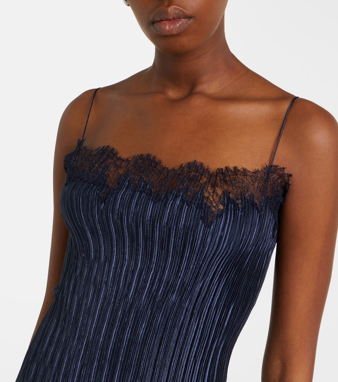 Midikleid Lumi mit Spitze | Fforme