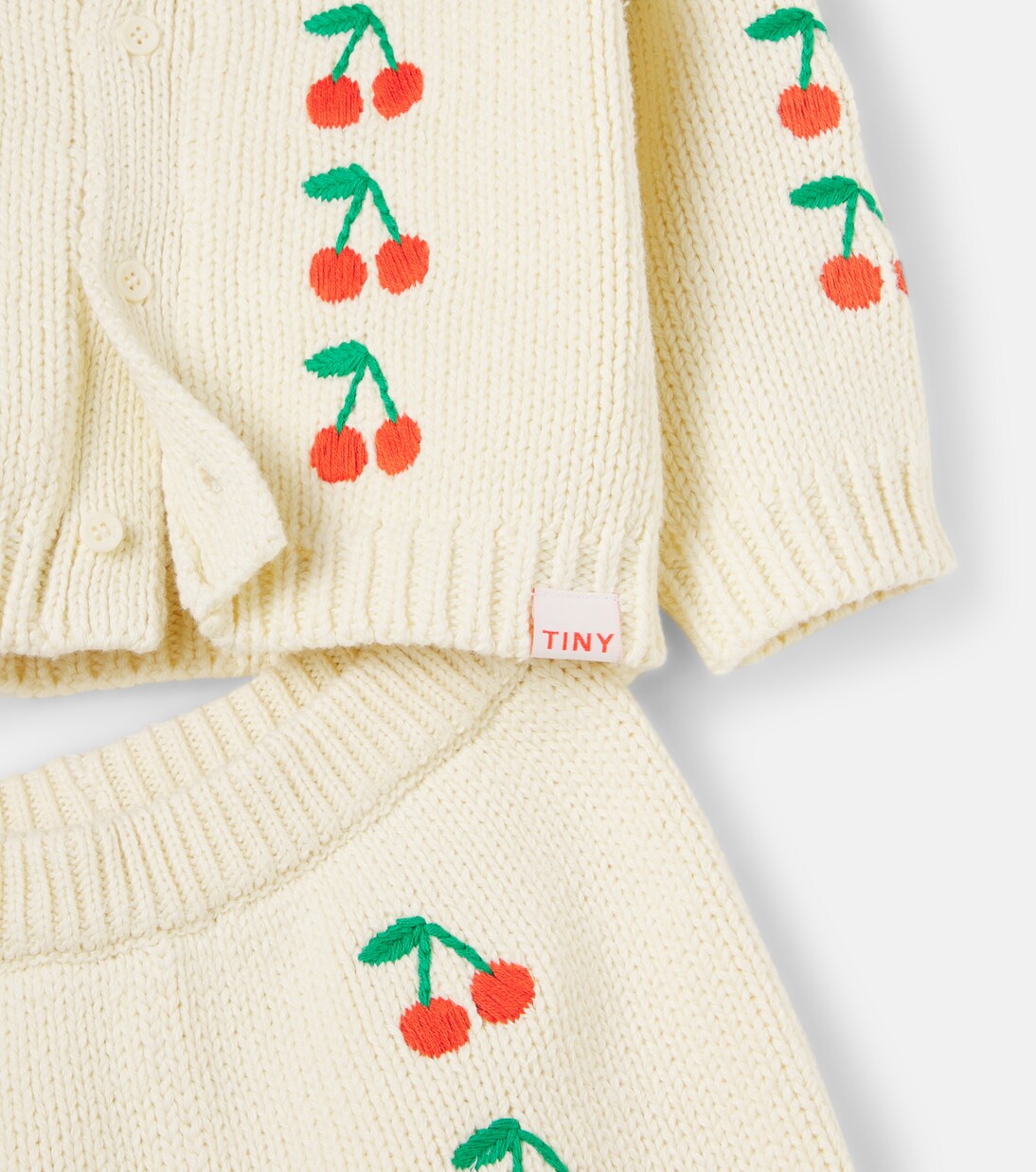 Bebé - set de cárdigan y pantalones de algodón | Tinycottons