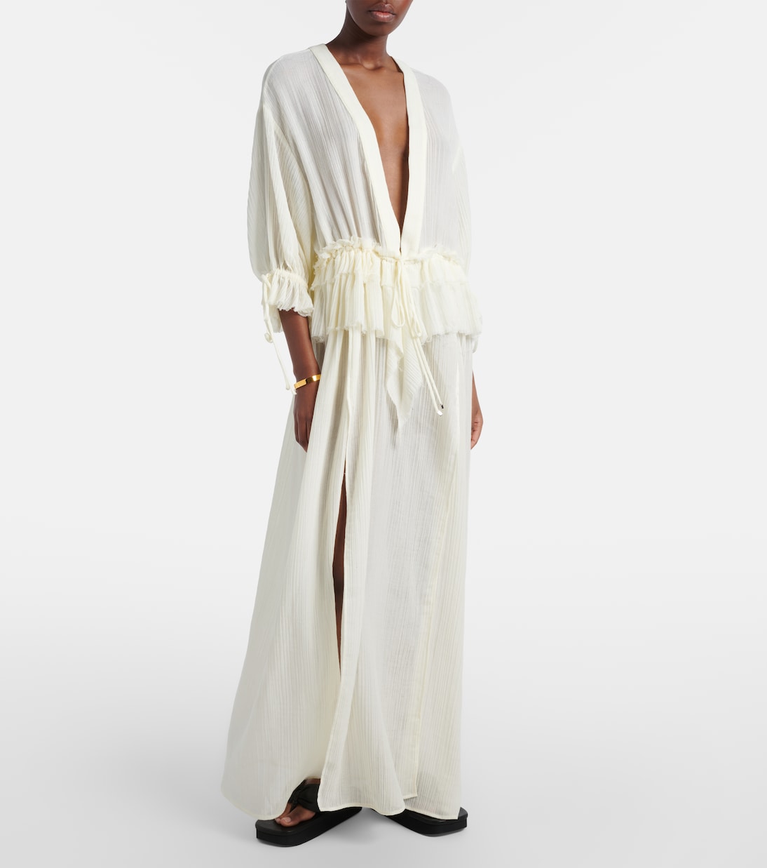 Maxikleid aus Baumwolle | The Attico