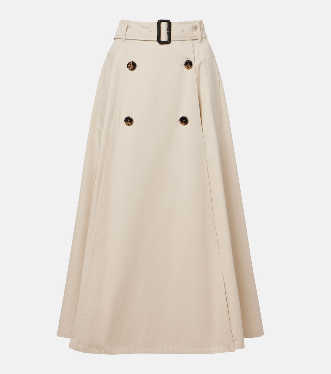 Midirock aus Baumwoll-Gabardine | Burberry