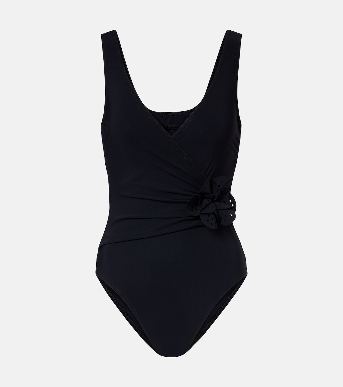 Rosetta floral-appliqué swimsuit  | Karla Colletto