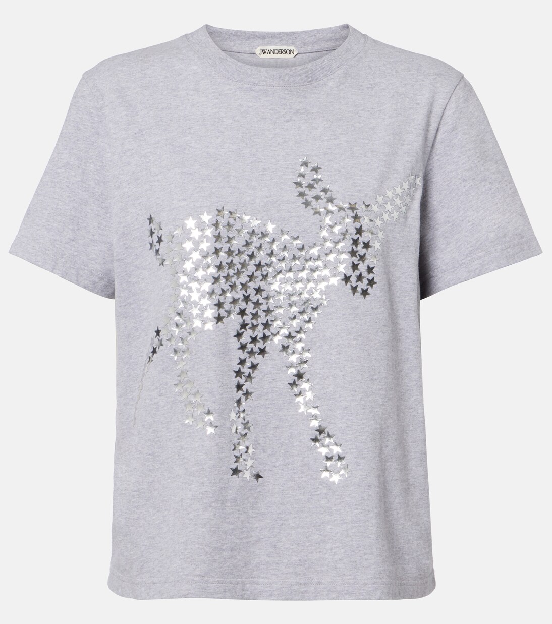 Embellished cotton jersey T-shirt | JW Anderson