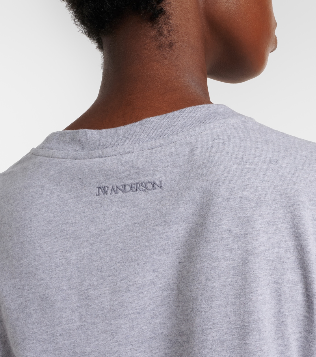 Embellished cotton jersey T-shirt | JW Anderson