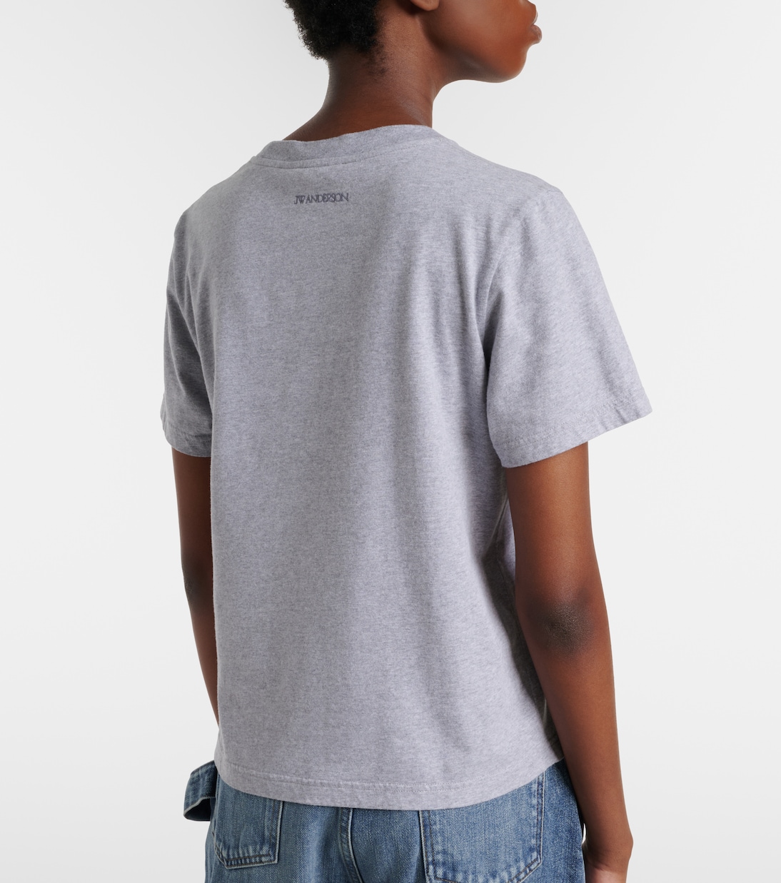 Embellished cotton jersey T-shirt | JW Anderson