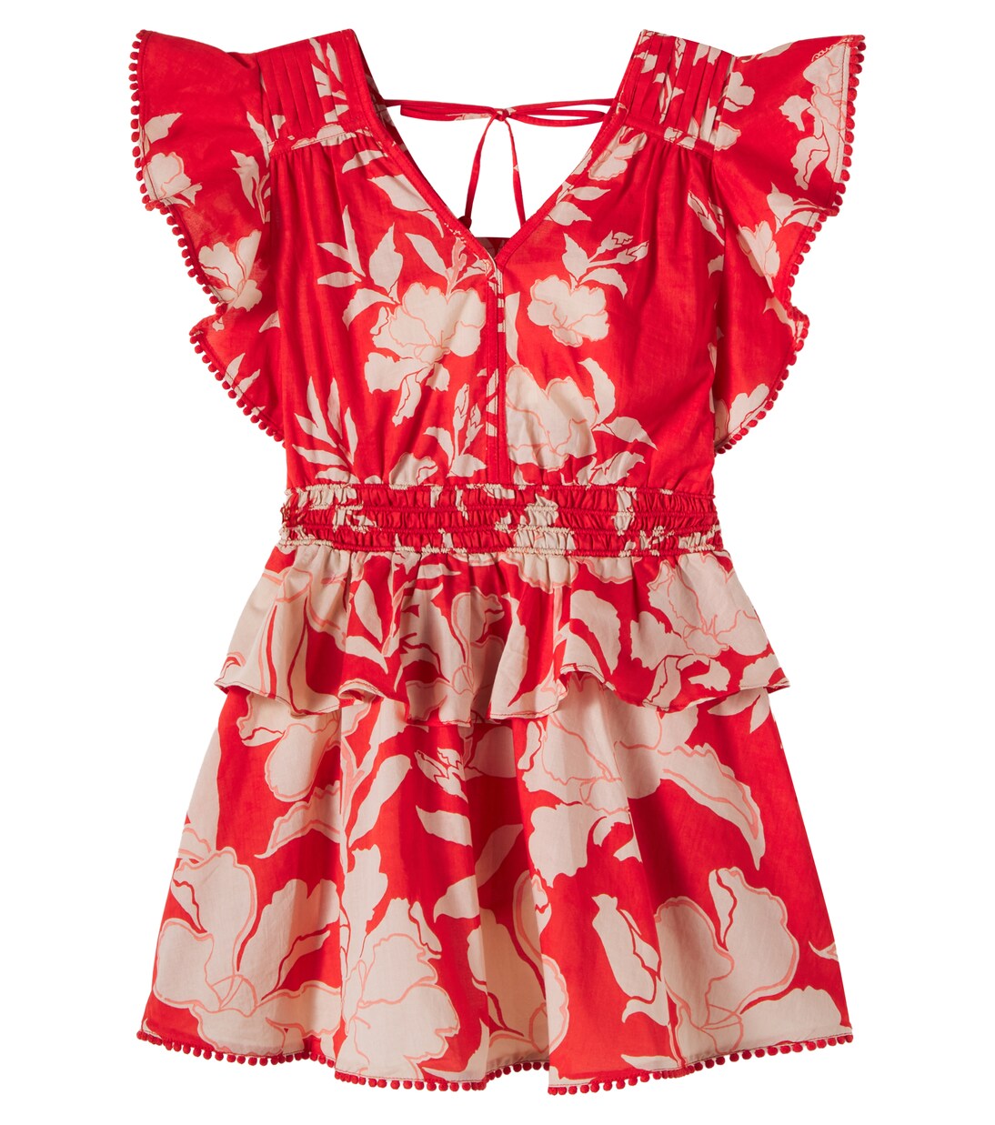 Noemi floral cotton dress | Poupette St Barth Kids