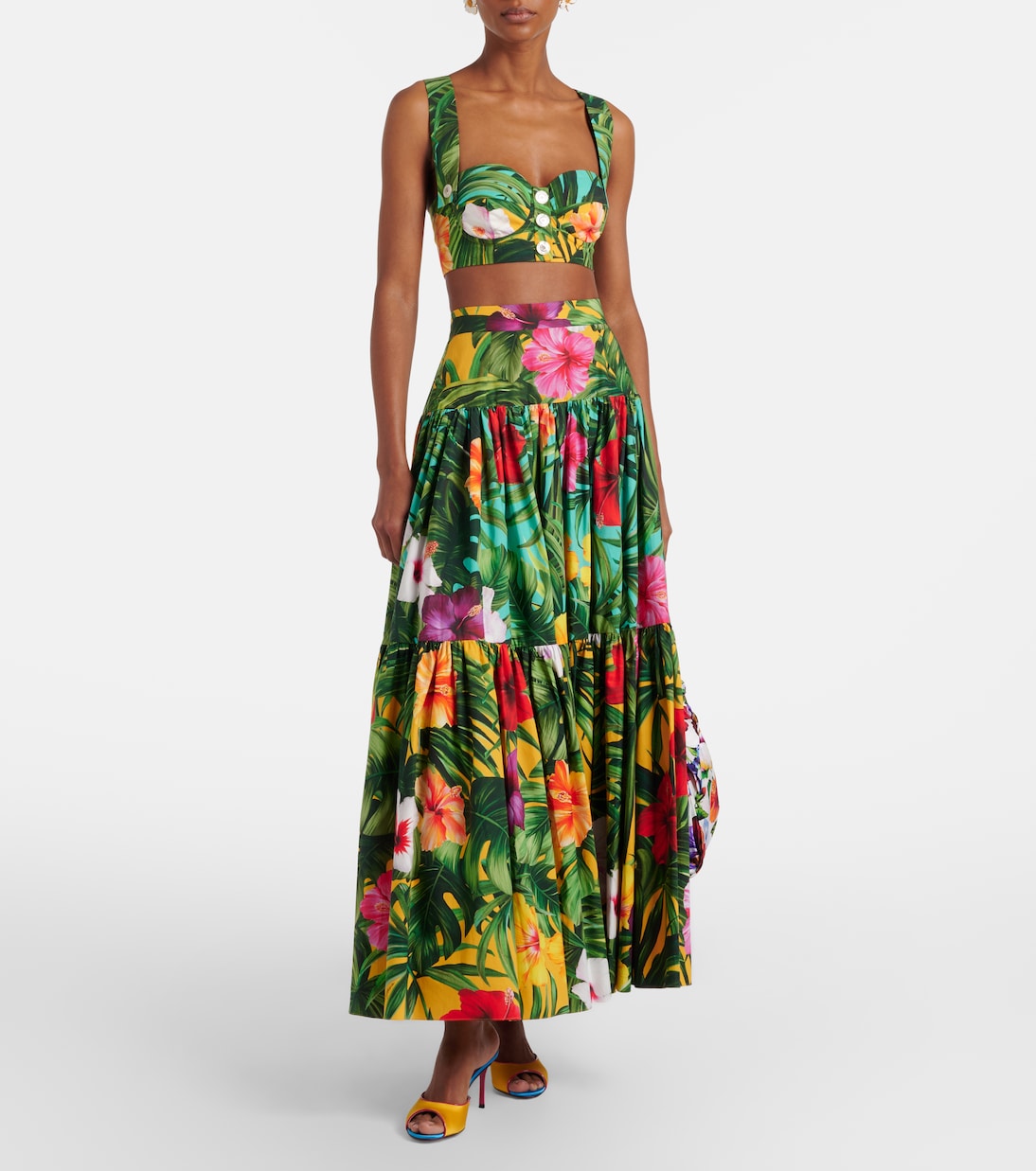 Maxirock aus Baumwolle | Dolce&Gabbana