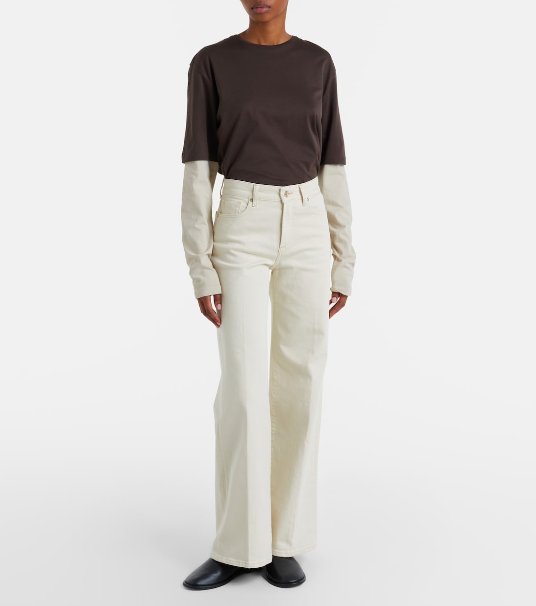 Lotta Tailorless wide-leg jeans | 7 For All Mankind