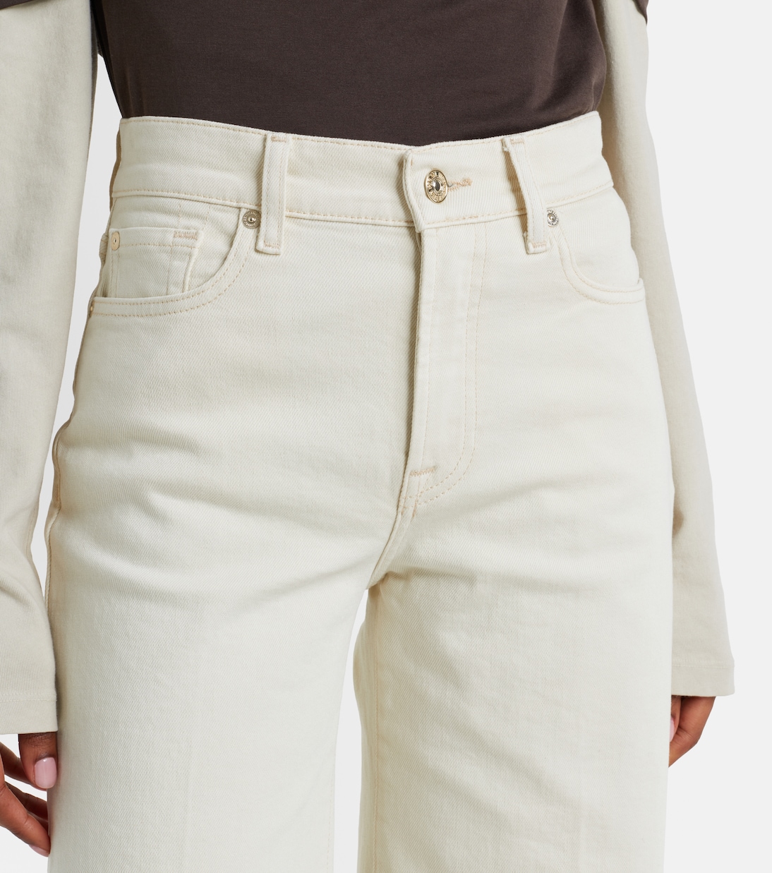 Lotta Tailorless wide-leg jeans | 7 For All Mankind