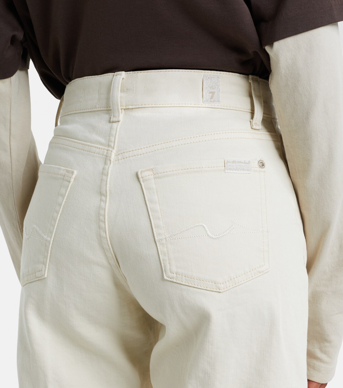 Lotta Tailorless wide-leg jeans | 7 For All Mankind