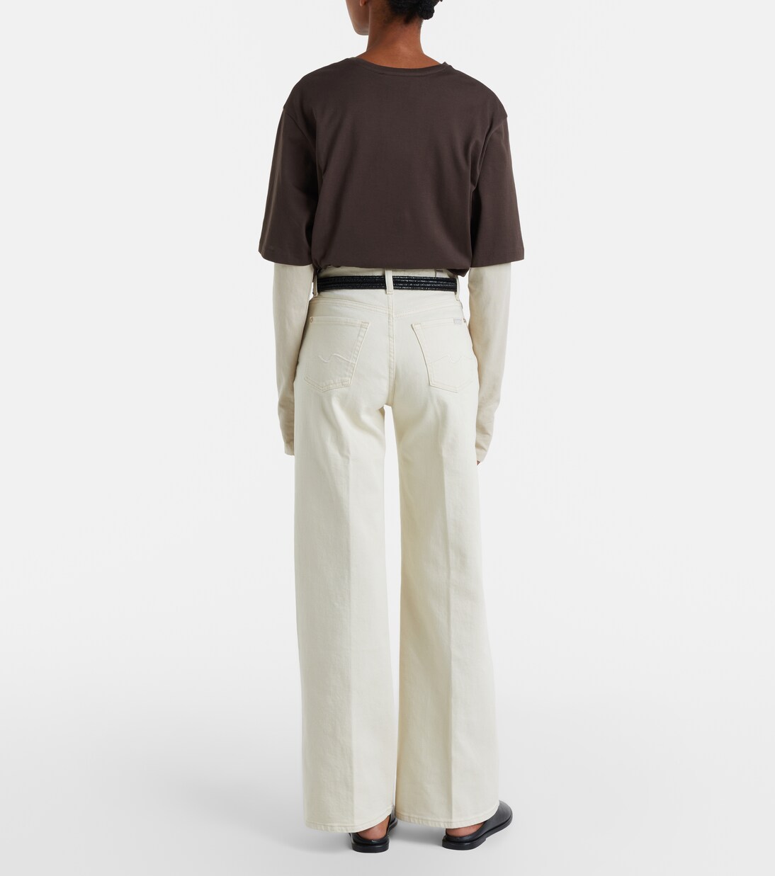 Lotta Tailorless wide-leg jeans | 7 For All Mankind