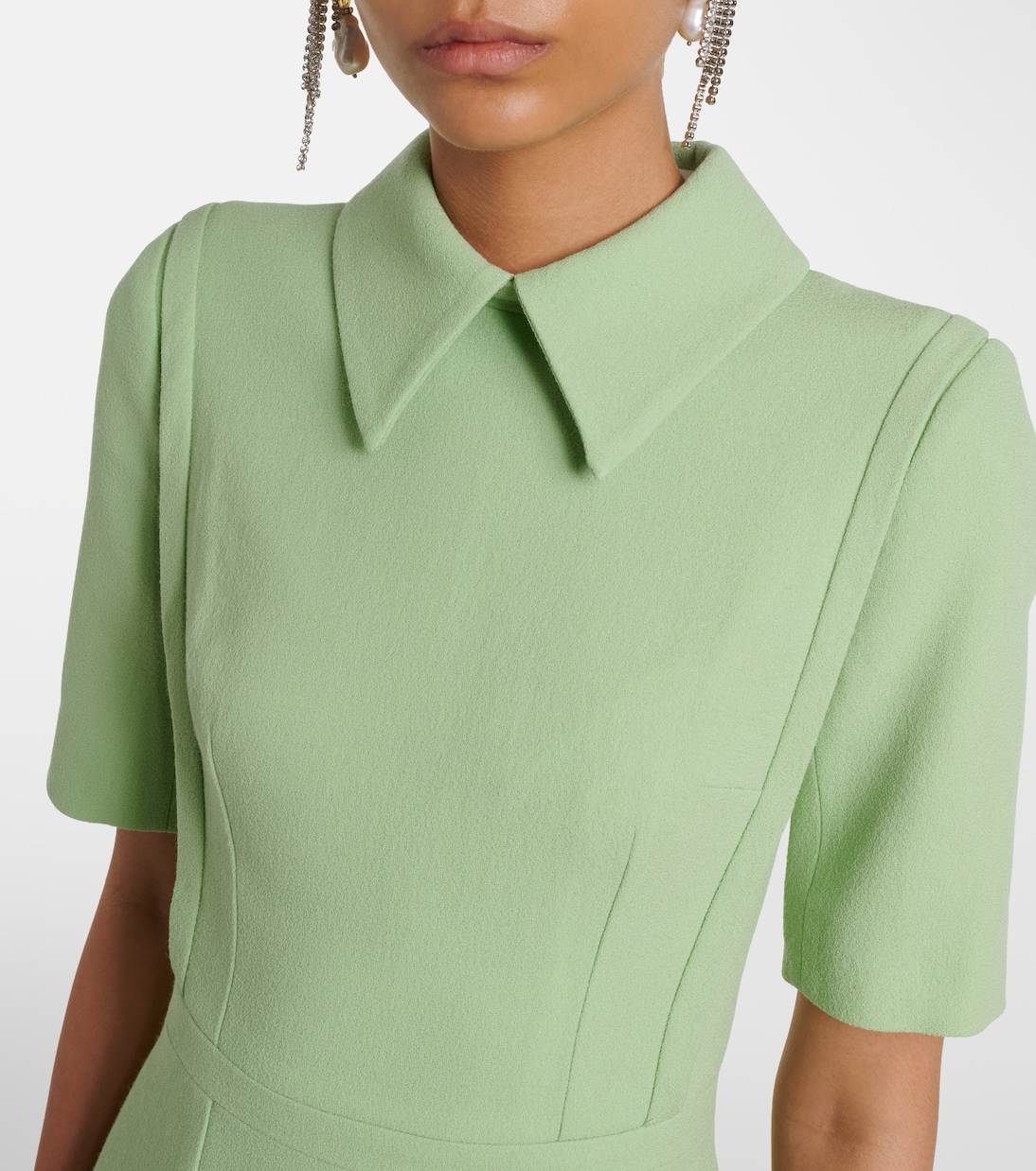 Valletta wool crêpe midi dress | Emilia Wickstead