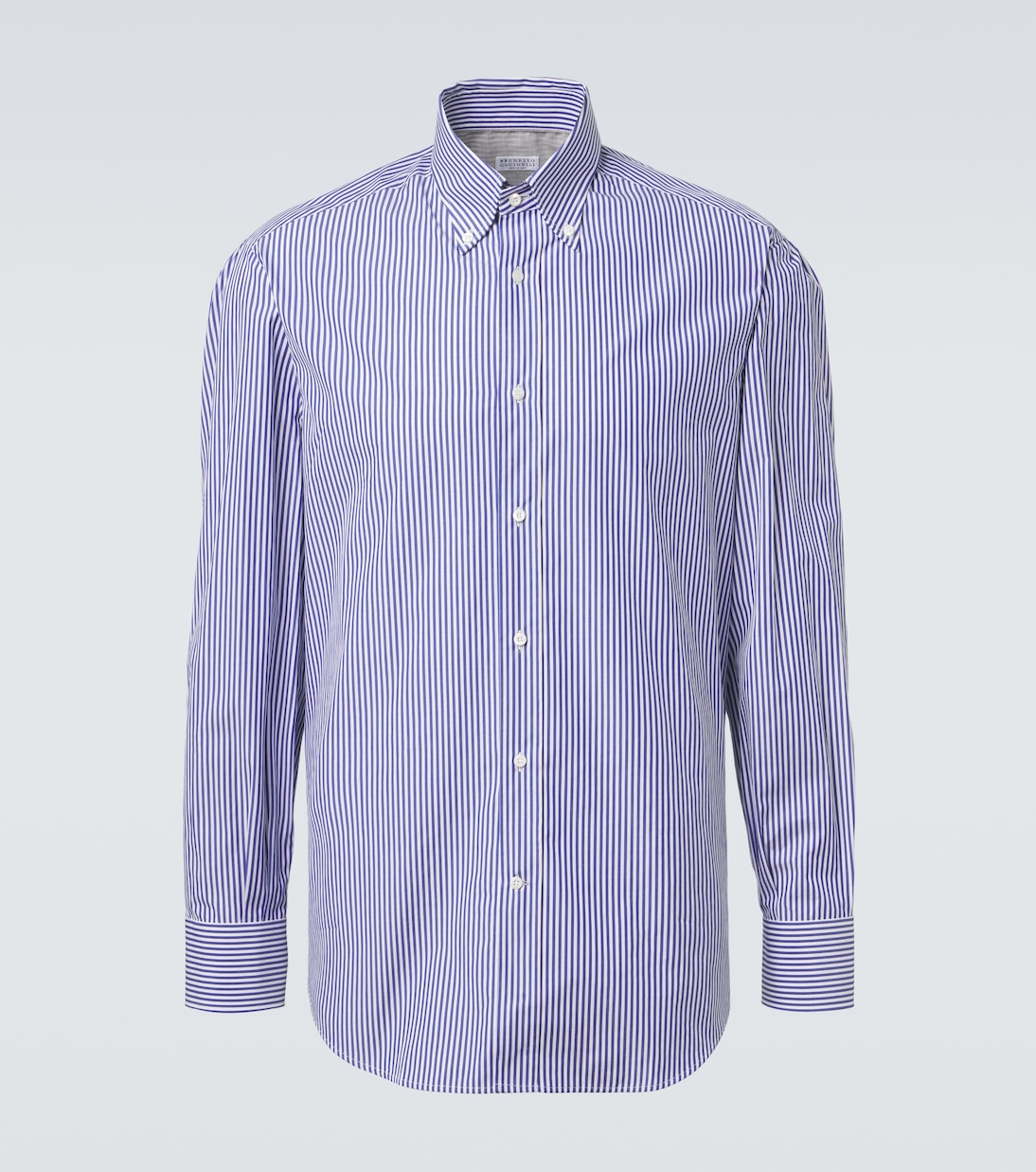 Camisa de algodón a rayas | Brunello Cucinelli