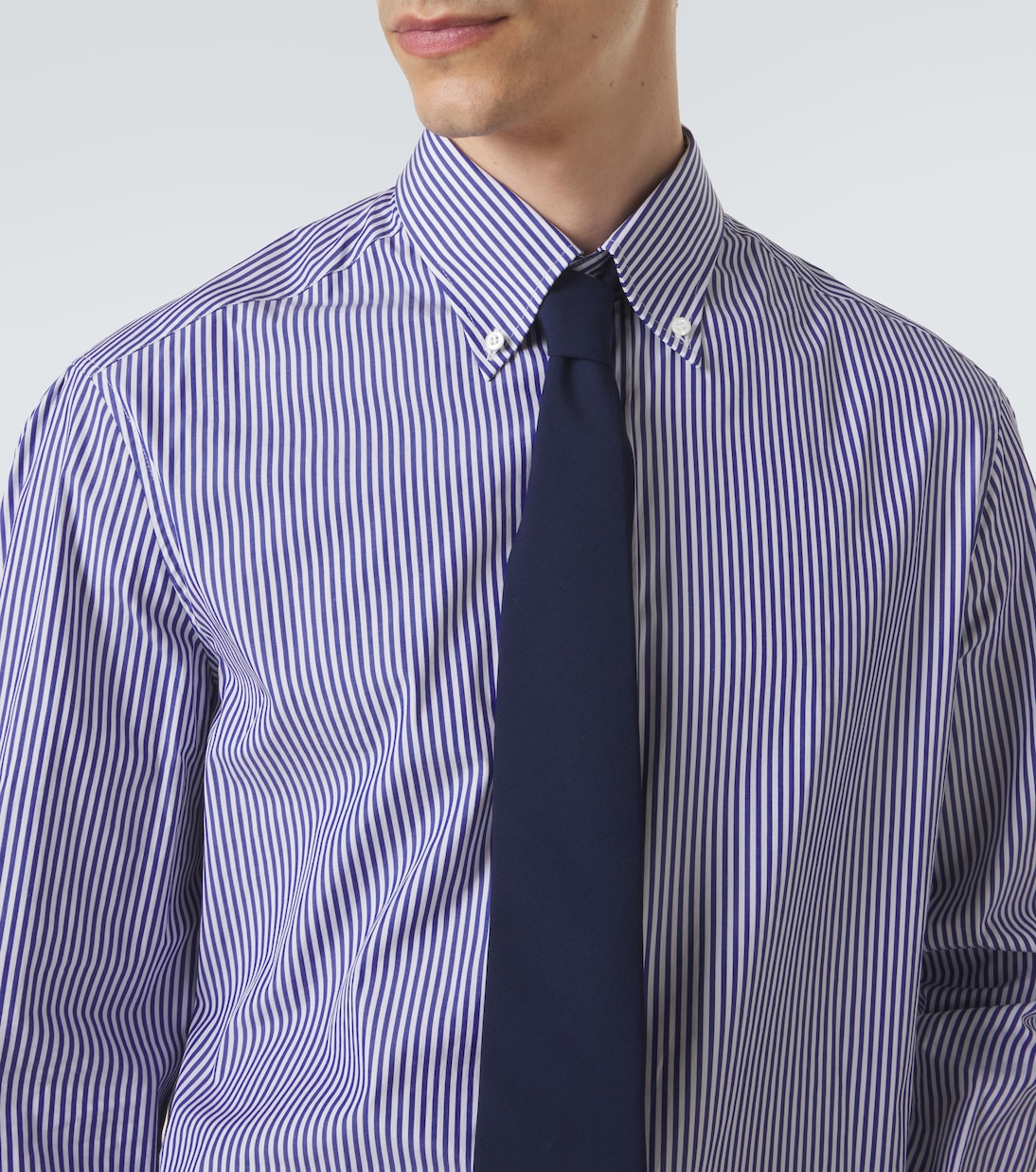 Camisa de algodón a rayas | Brunello Cucinelli