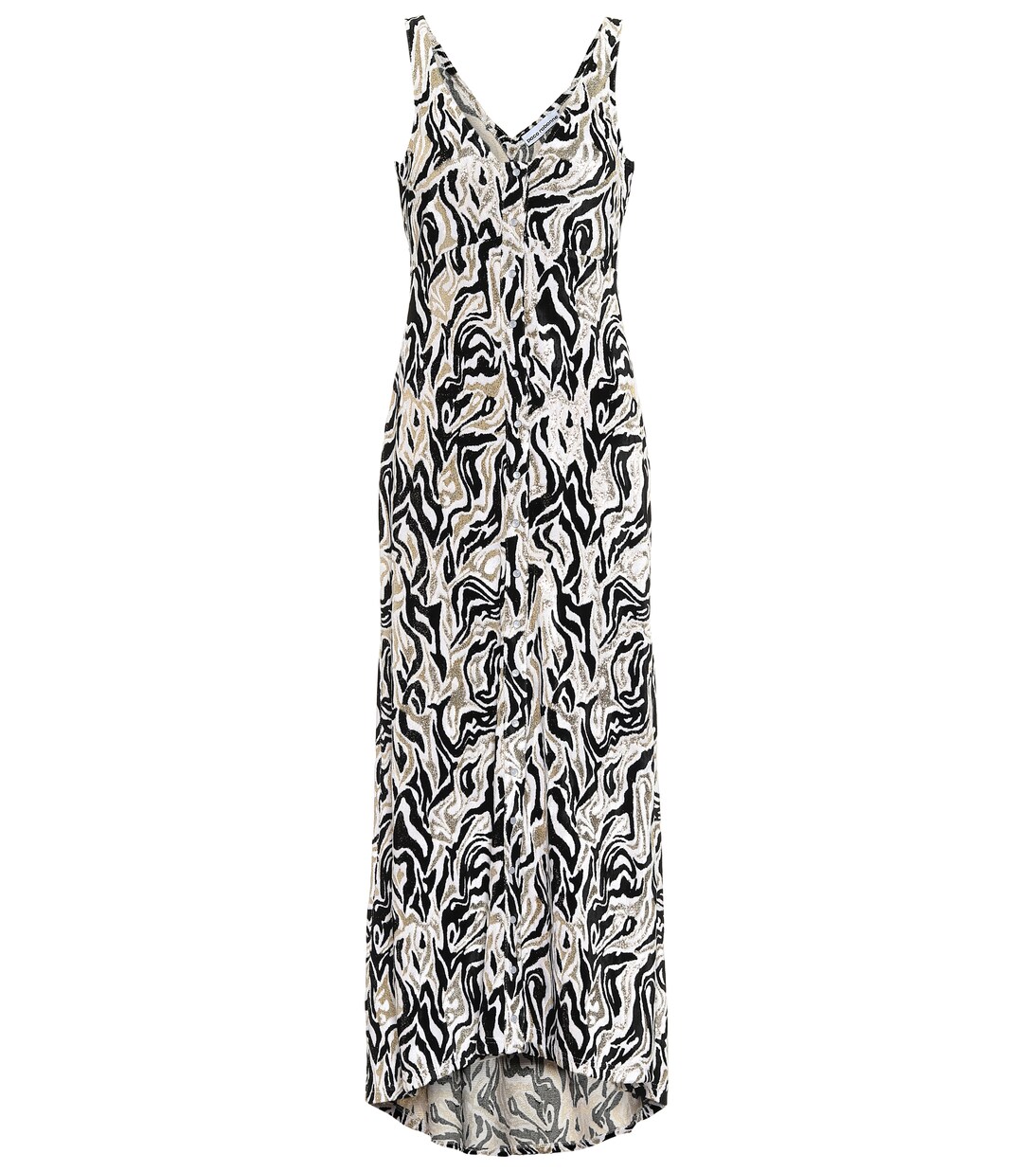 Robe midi imprimée | Rabanne