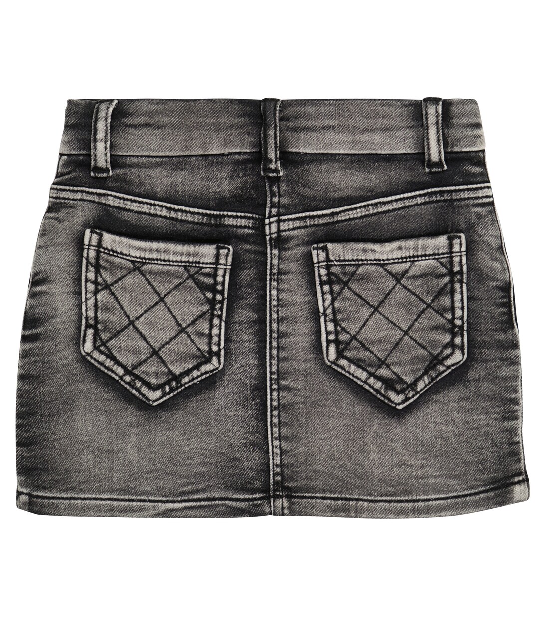 Embroidered denim skirt | Monnalisa