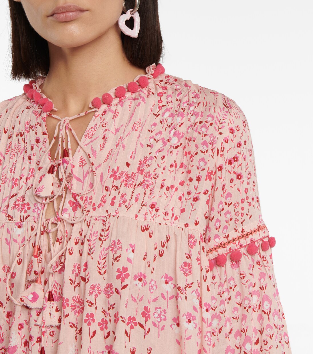 Blouse Clara à fleurs | Poupette St Barth