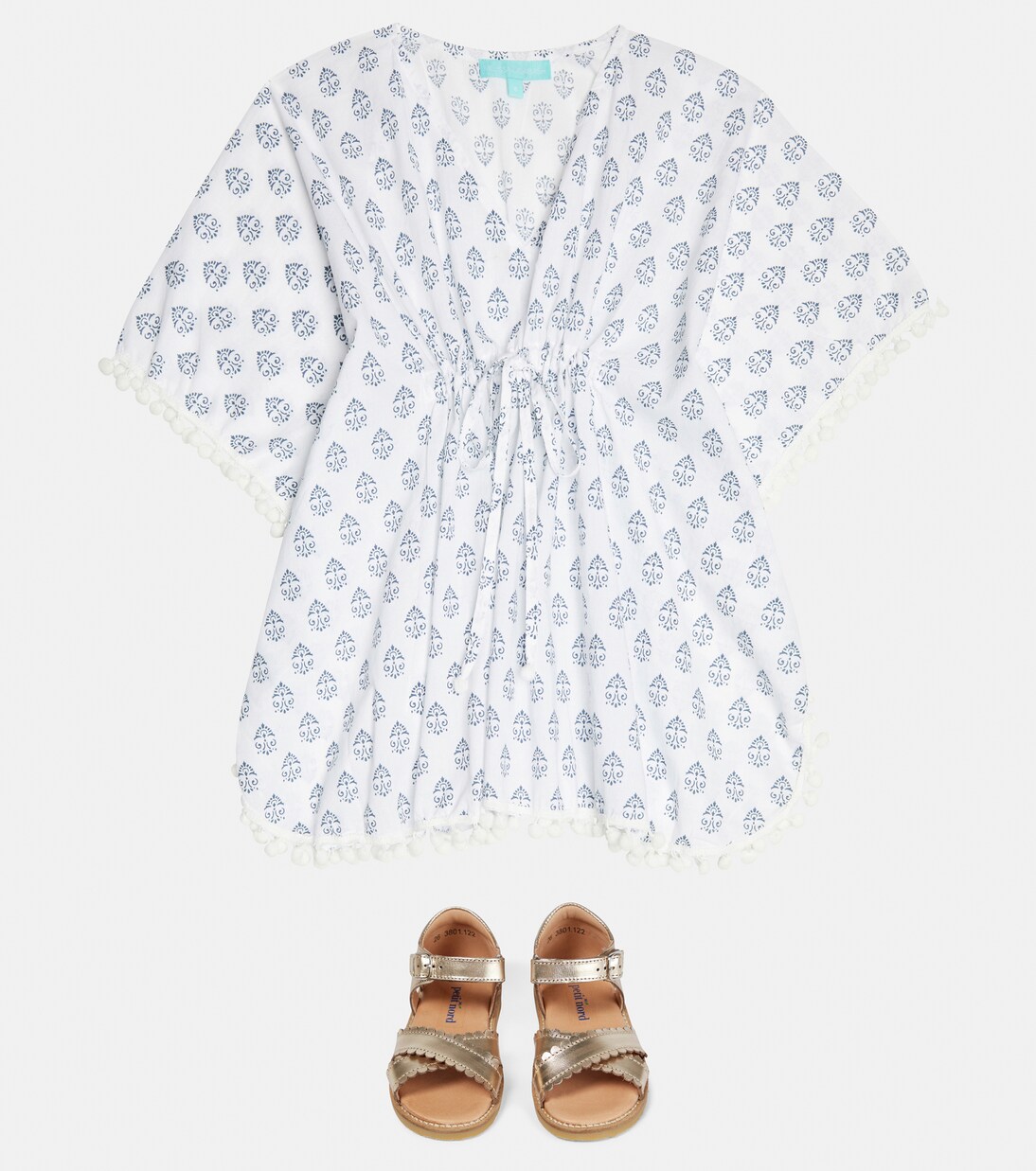 Cafetan Sharize imprimé en coton | Melissa Odabash Kids