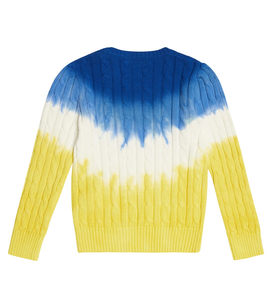 Ombré cotton cable-knit sweater | Polo Ralph Lauren Kids