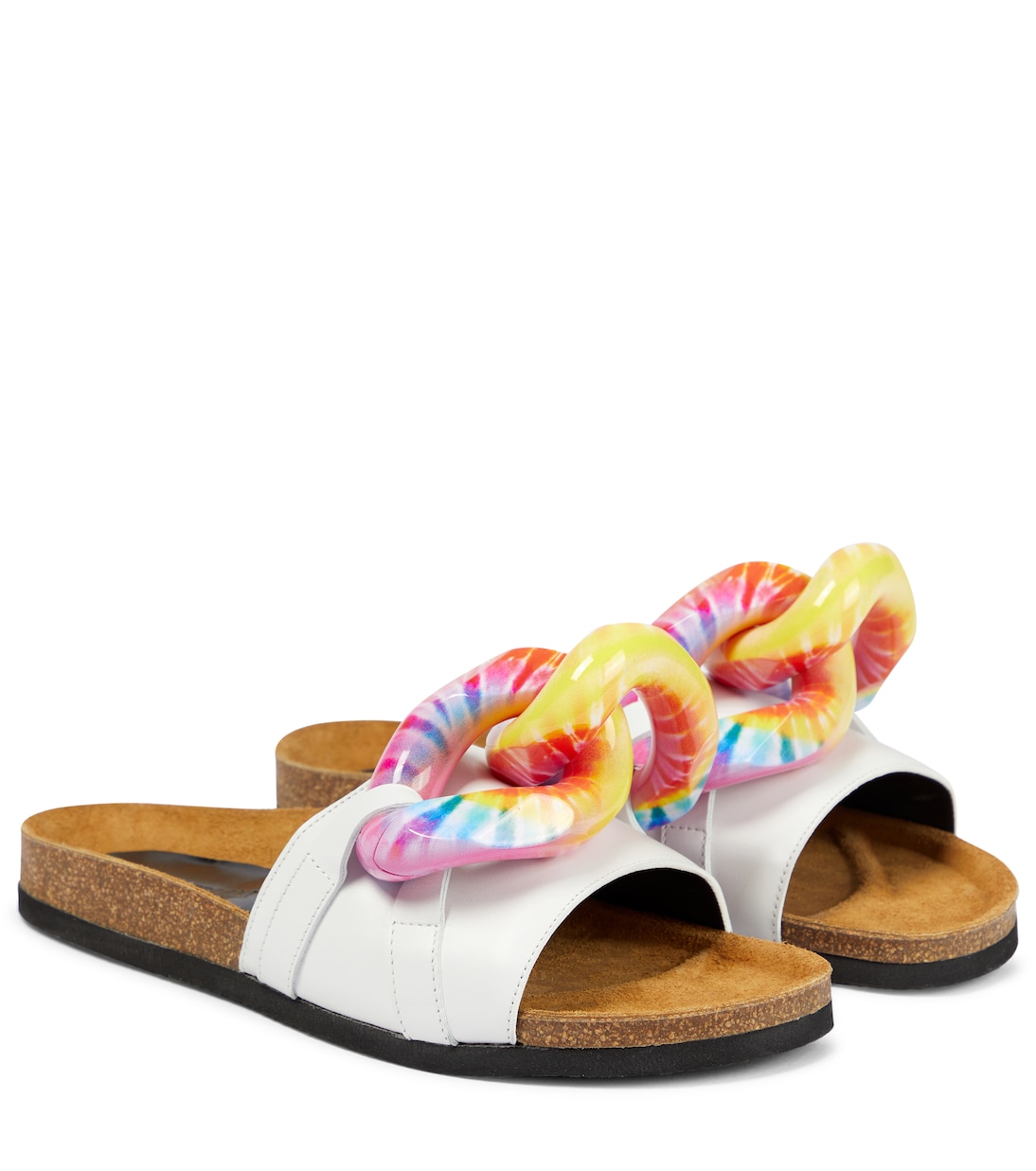 Verzierte Pantoletten aus Leder | JW Anderson