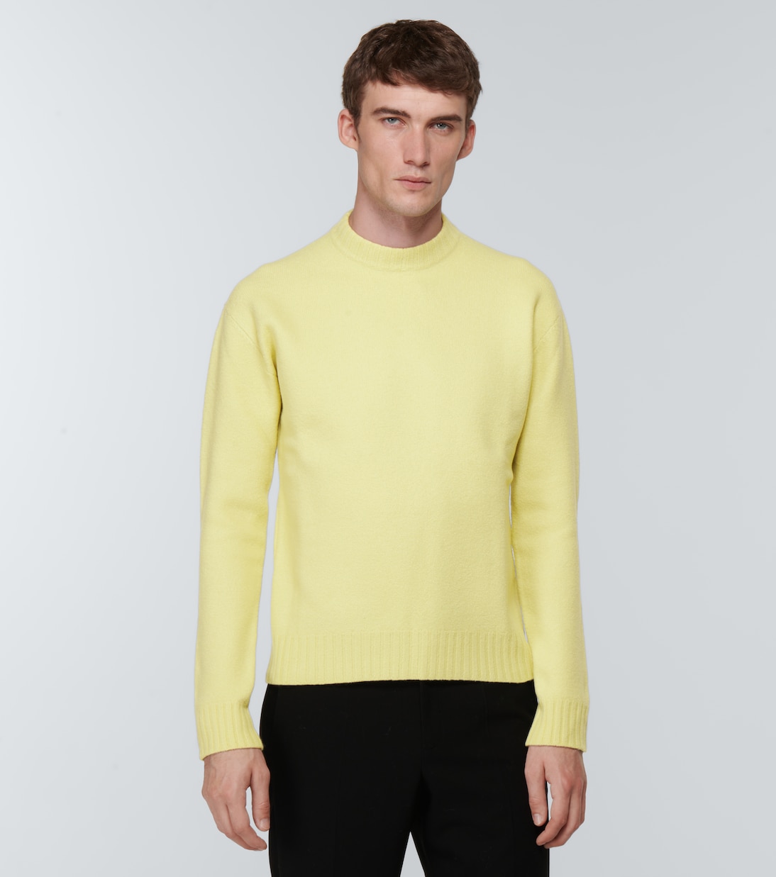 Jersey de lana con cuello mock | Jil Sander