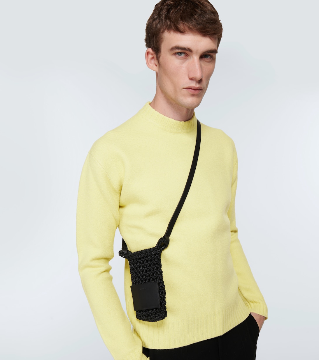 Jersey de lana con cuello mock | Jil Sander