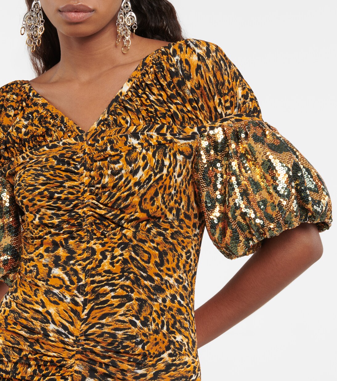 Robe imprimée à ornements | Rabanne