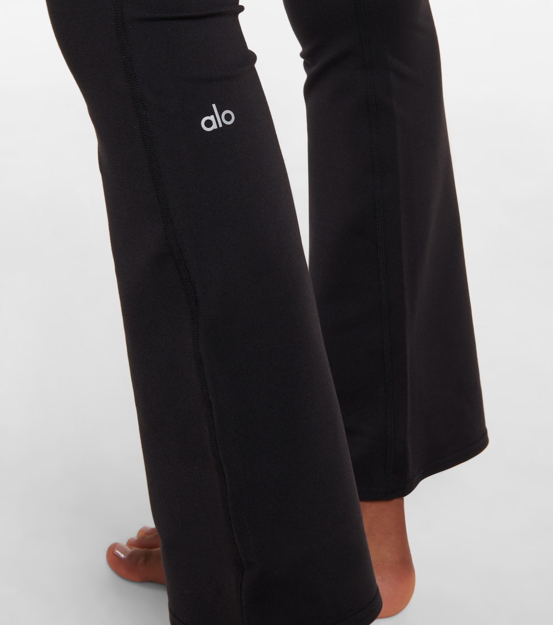 Pantaloni Da Yoga A Vita Alta 7/8 Con Tasche Laterali E Interne – Nero, Taglia XL, 84% Poliestere 16% Elastan